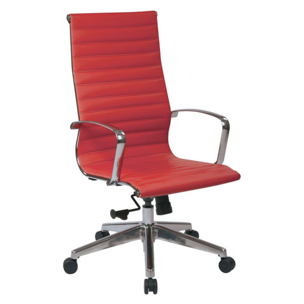 73029LT, Leather High Back Chair
