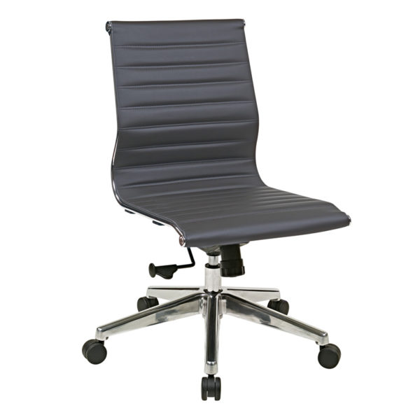 73632, Leather Mid Back Chair