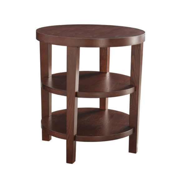 MRG09-MAH, 20" Round End Table, Mahogany