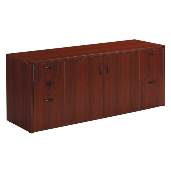 N-10, Nexus Laminate Storage Credenza with Peds and 2 Doors