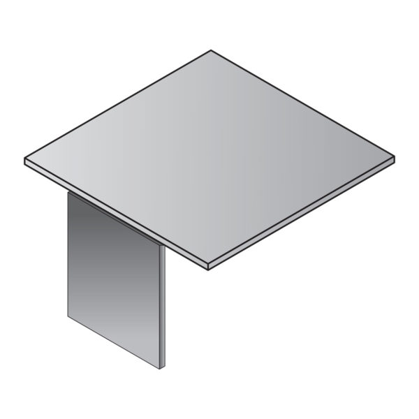 N-3738EXT Conference Table Extension for  Nexus 10' and 12' Ractrack Conference Tables (N-37N and N-38N )