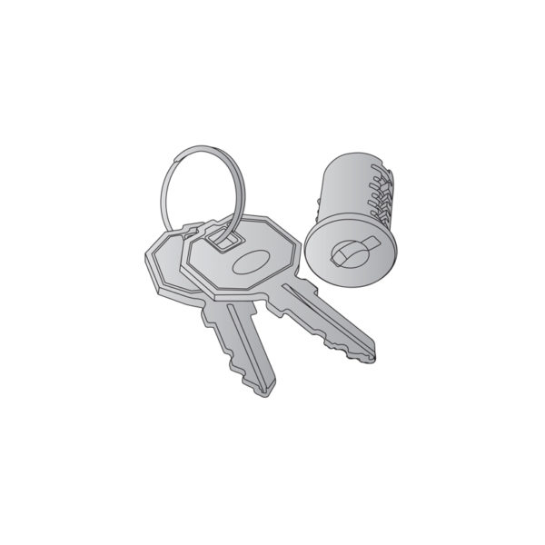 UN401L-450C Lock Core and Key Set for Ultra Laminate Series