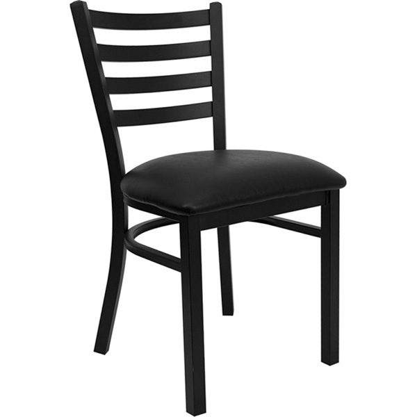CI-800-B6 Cafe It - Cafe/Breakroom Ladder Back Metal Chair