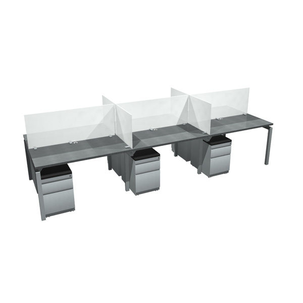 OFD-BI4824F-6WS Bench it 6-Plex Workstation - 48" x 24"