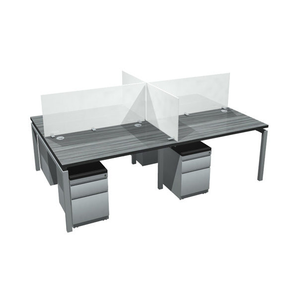 OFD-BI4830F-4WS Bench it 4-Plex Workstation - 48" x 30"