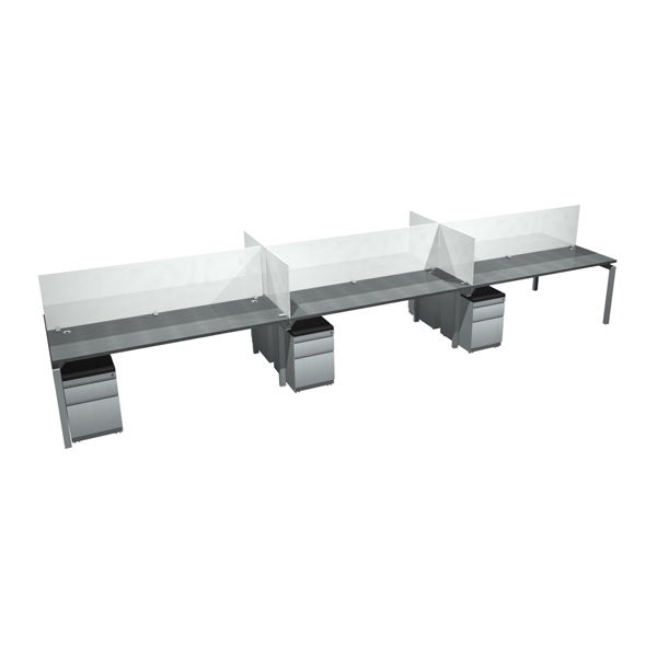 OFD-BI7224F-6WS Bench it 6-Plex Workstation - 72" x 24"