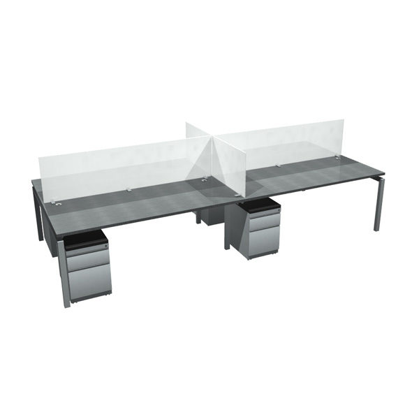OFD-BI7230F-4WS Bench it 4-Plex Workstation - 72" x 30"