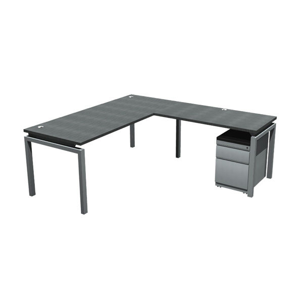 OFD-BI7230R4824 Bench it L-Shape with 72" x 30" Desk and 48" x 24" Return